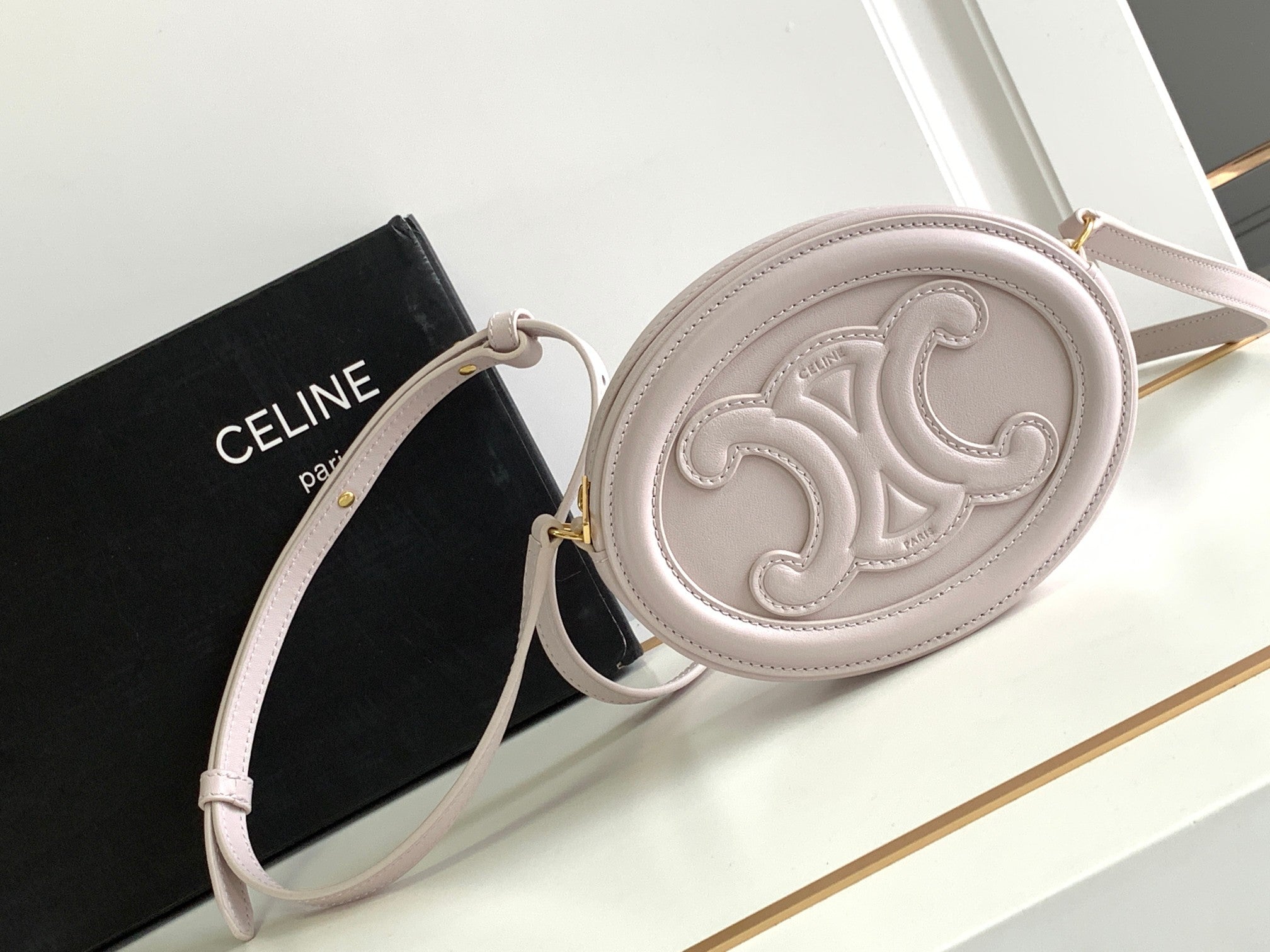 VEAU LISSE 16 OVALE BLANC SAC