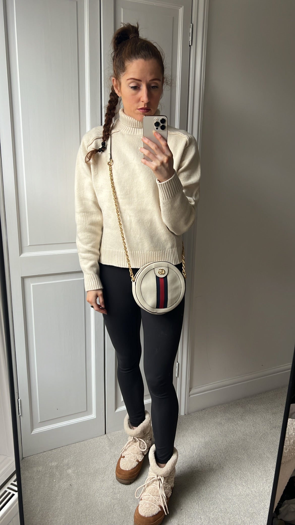 Gucci GG Round White Ophidia Small Shoulder Bag - Image du produit 2