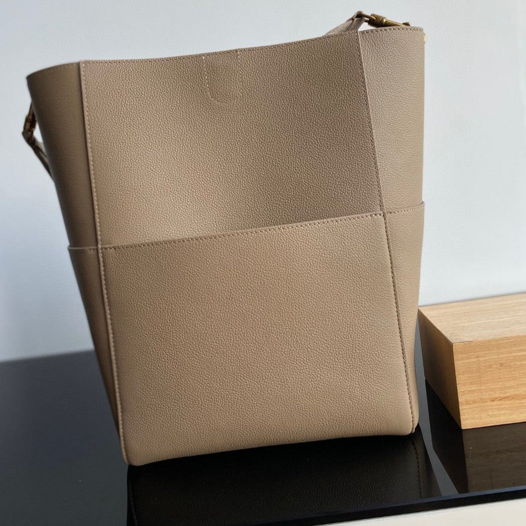 SANGLE SEAU BUCKET 33 SAC BEIGE VEAU