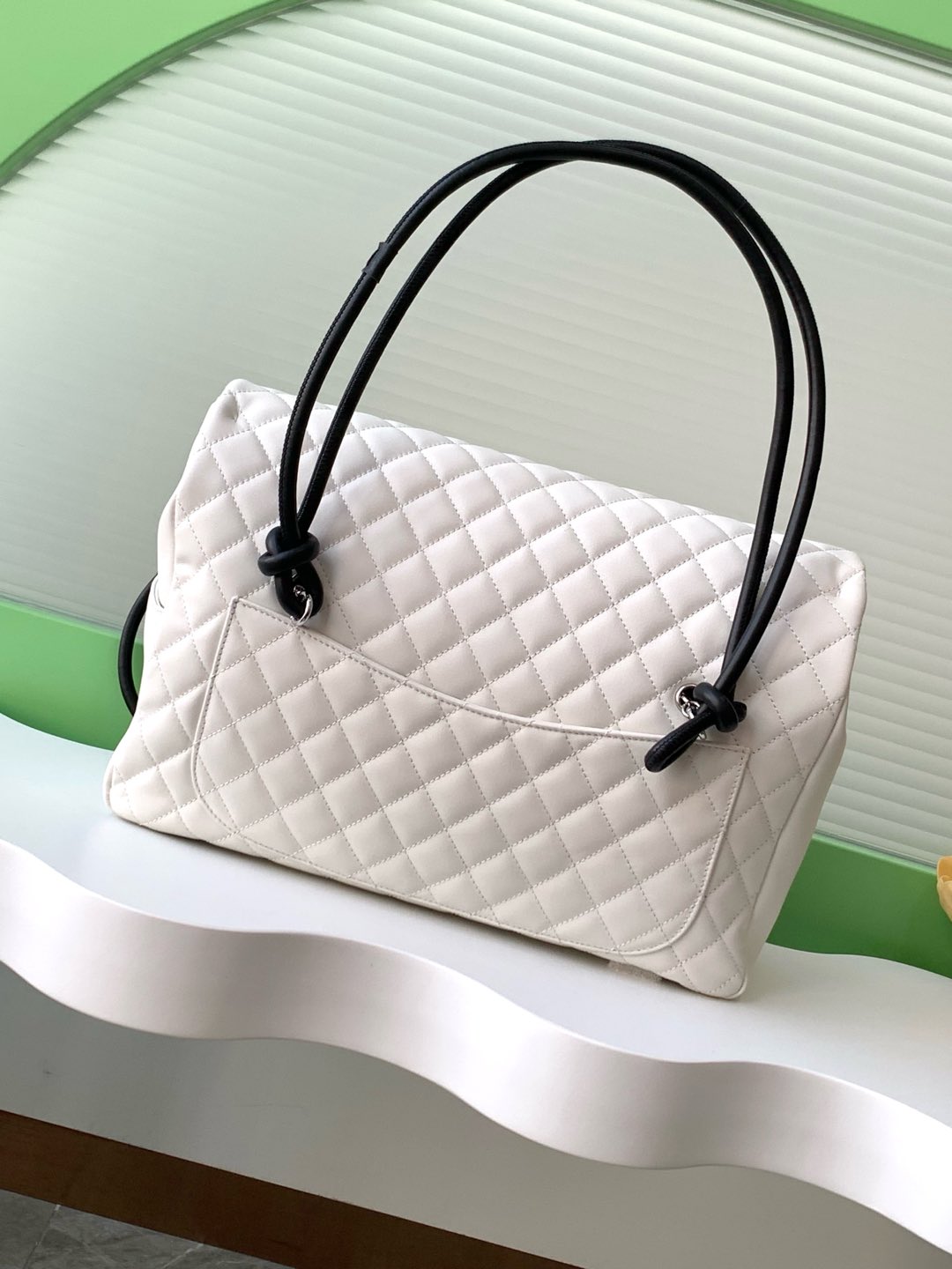 CC Cambon Bag Blanc Noir Agneau 308109