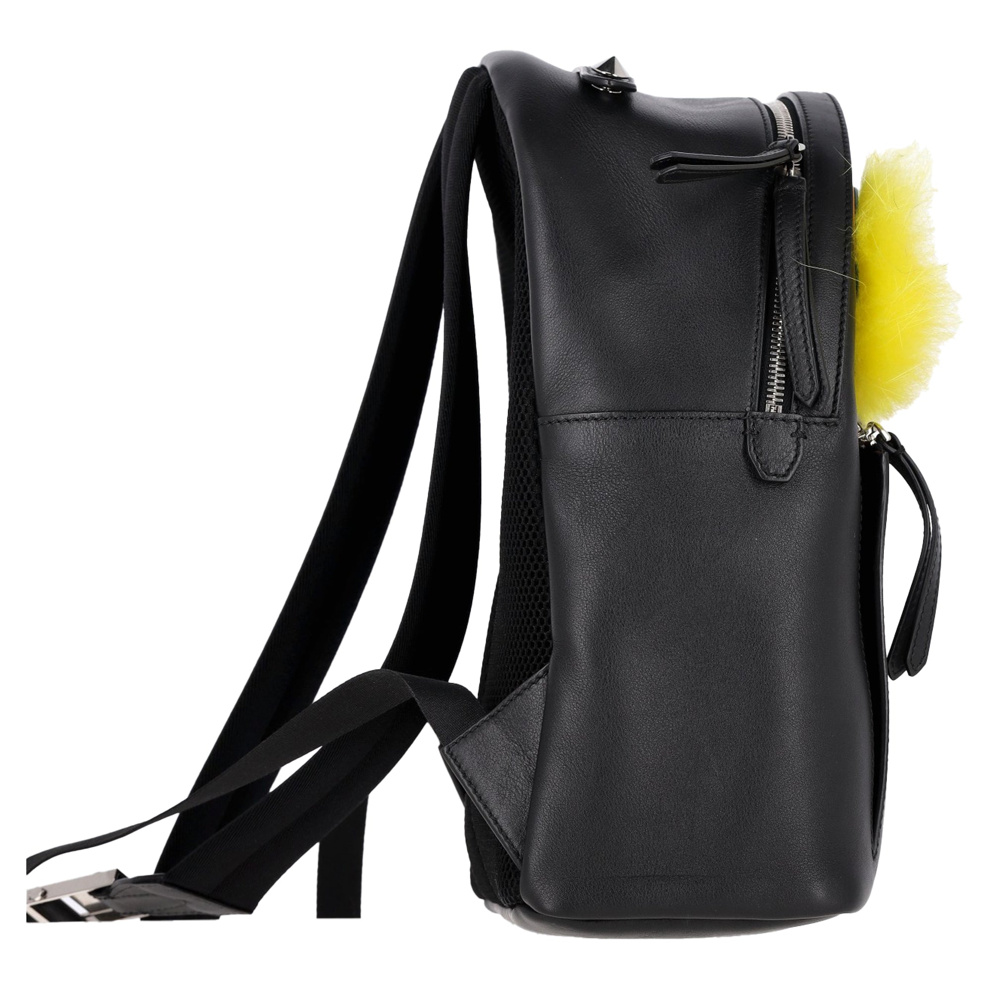 Sac à dos Fendi Medium Monster Eyes en Cuir Noir