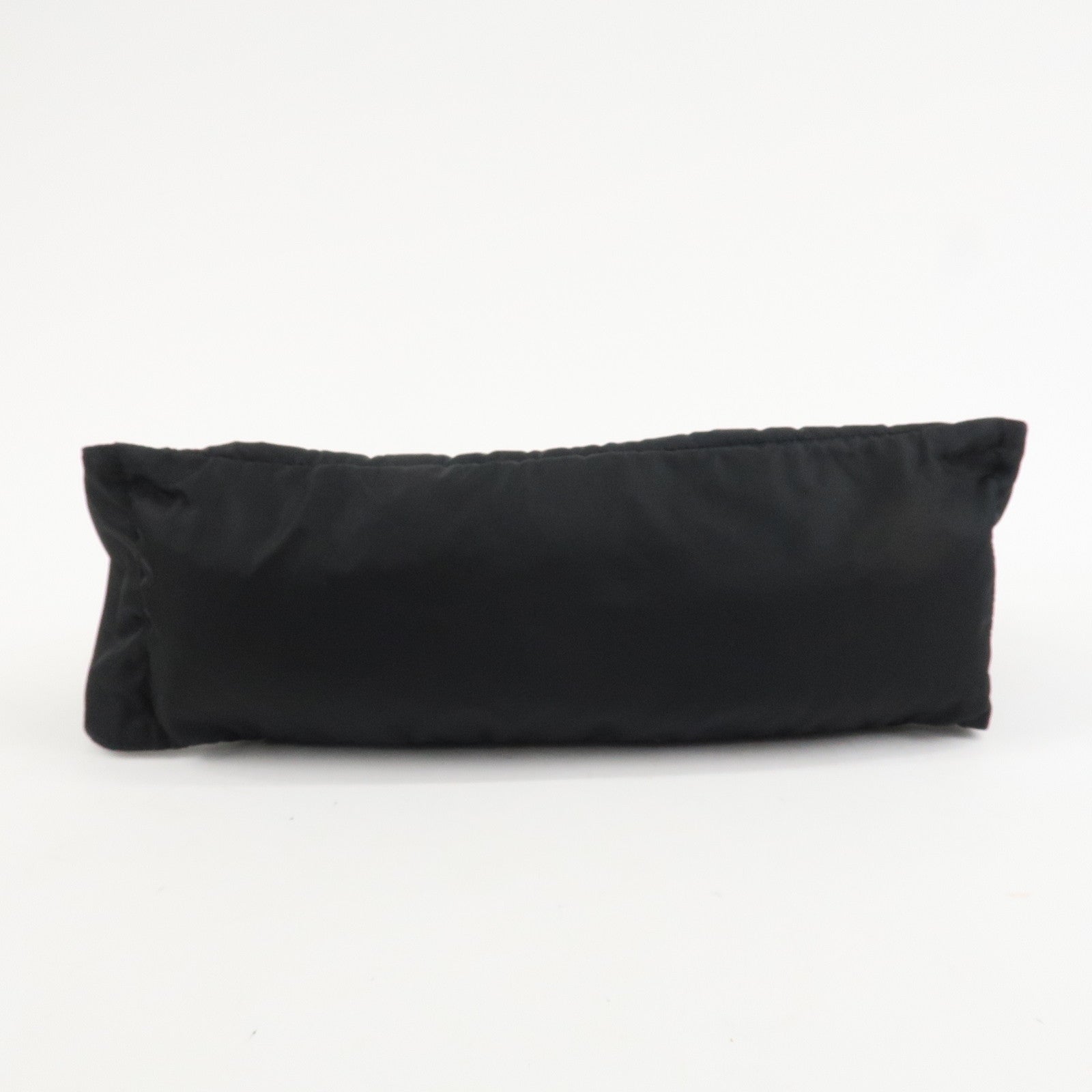 PRADA Sac banane en nylon avec logo triangle Noir Quincaillerie argent