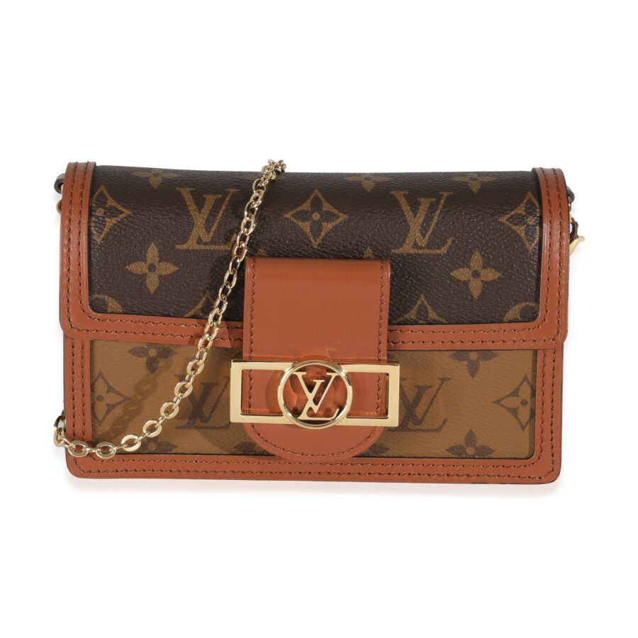 Louis Vuitton Reverse MONOGRAMME Canvas Dauphine Chain Wallet | Studio Nafay