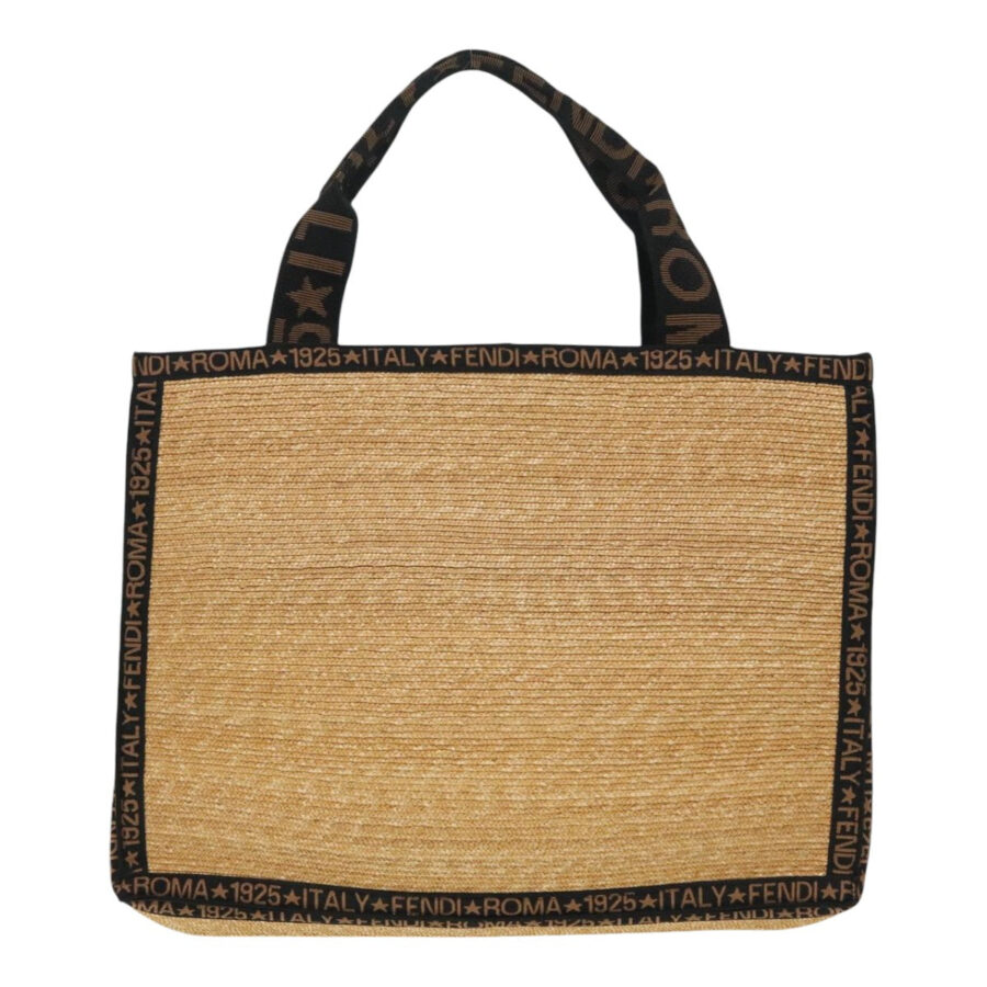 Fendi Beige Wood Tote Panier () | Studio Nafay
