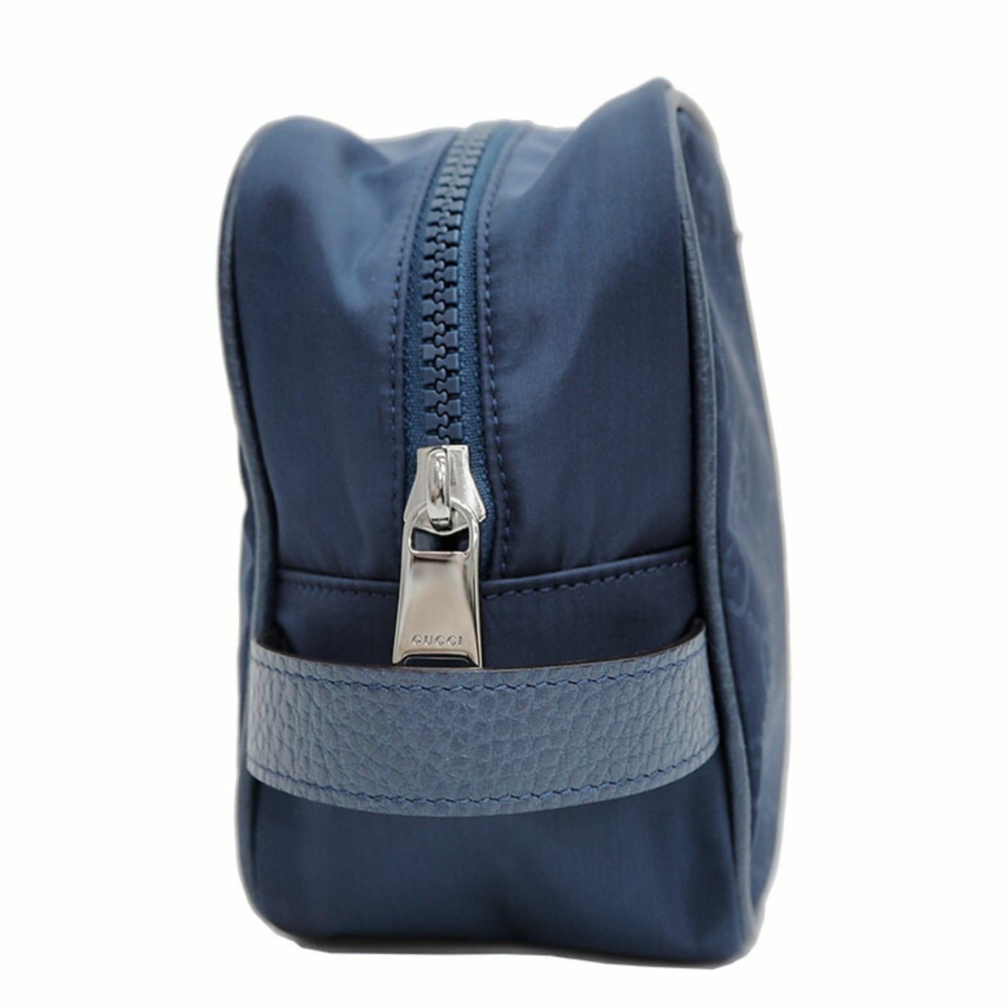 Gucci Nylon Pochette Bag,Pouch Navy