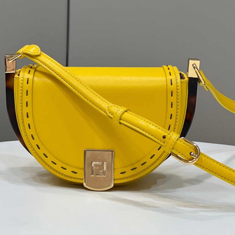 Fendi handbag gold – front view