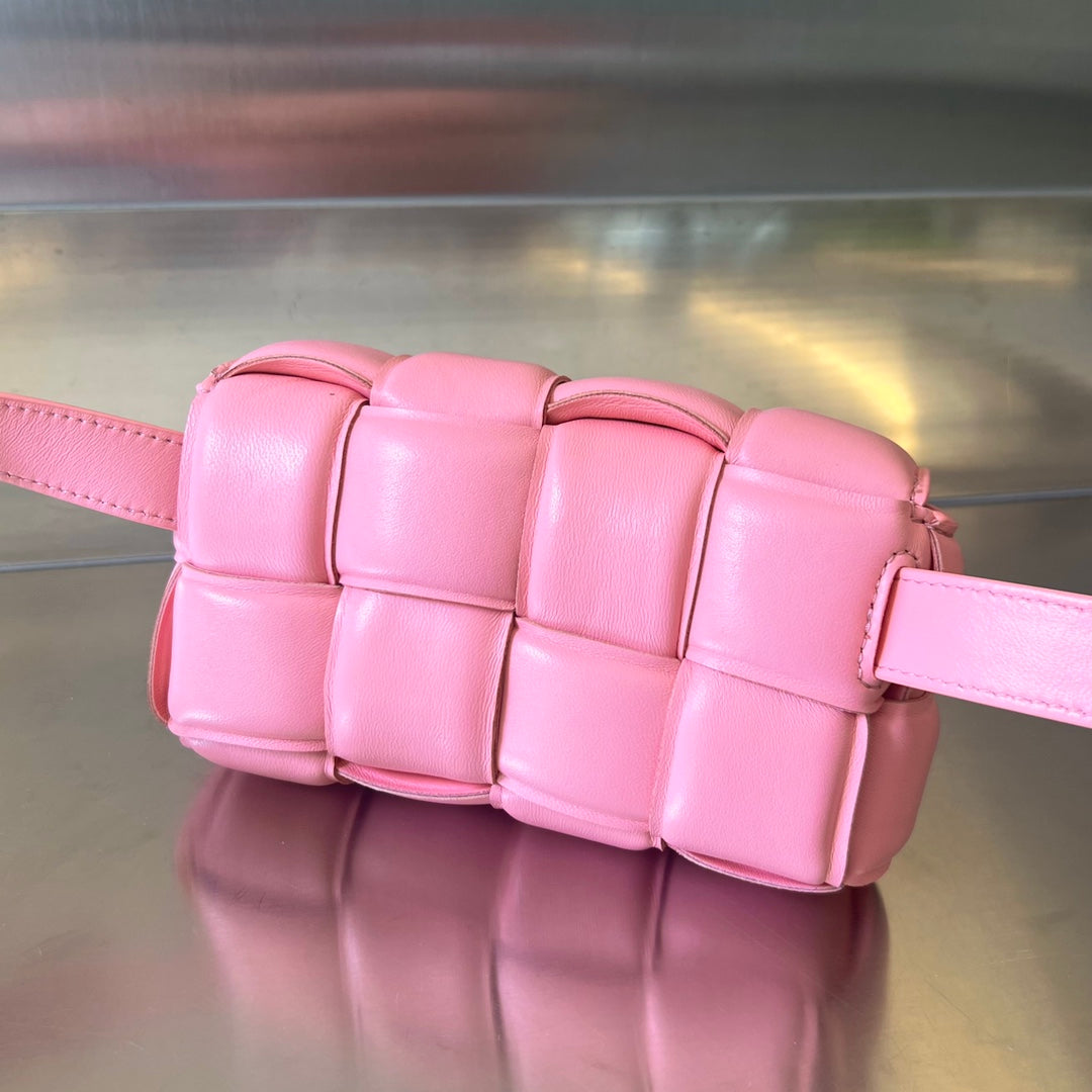 MINI CASSETTE 18 EN AGNEAU ROSE CLAIR