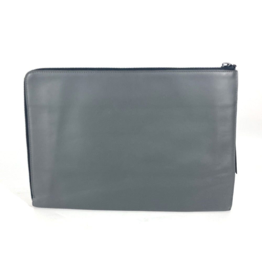 Fendi Clutch grey bag – front view