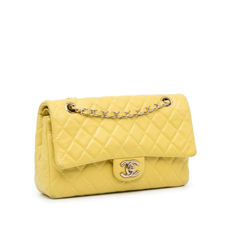 Chanel handbag yellow – front view