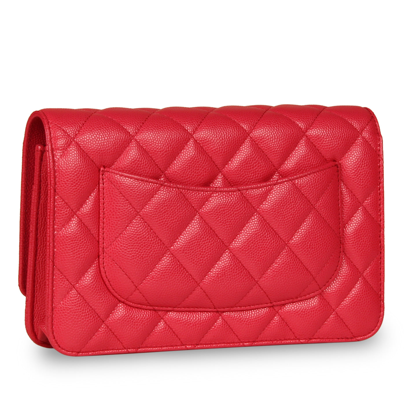 Classic Portefeuille on Chaîne – Rose Caviar