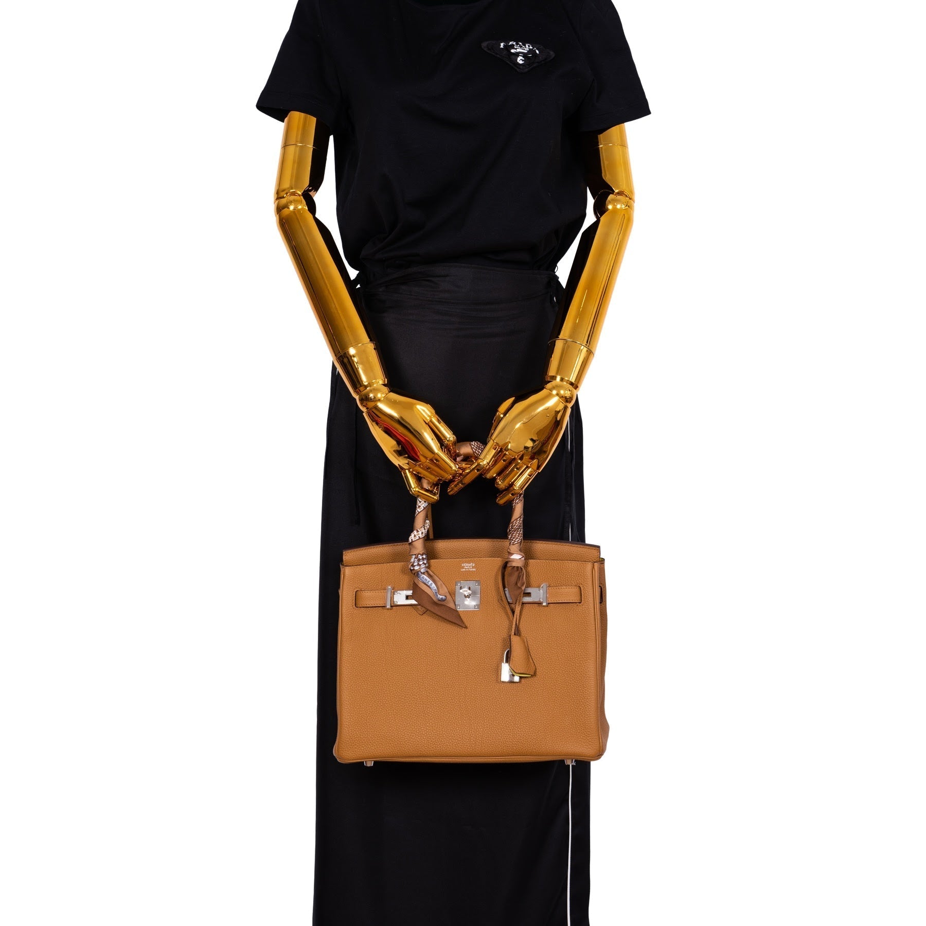 HermesVerso Birkin 30 Caramel Togo et Lime Quincaillerie palladium