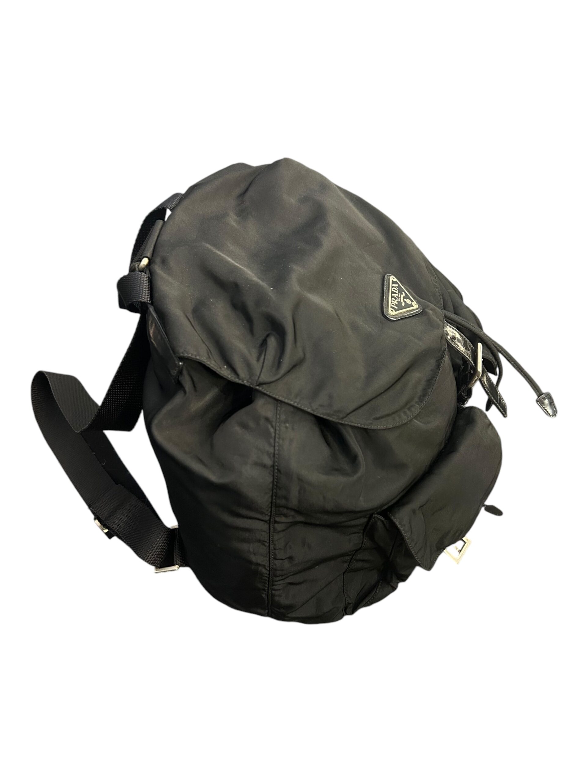 Prada Sac à dos utilitaire en Nylon Noir