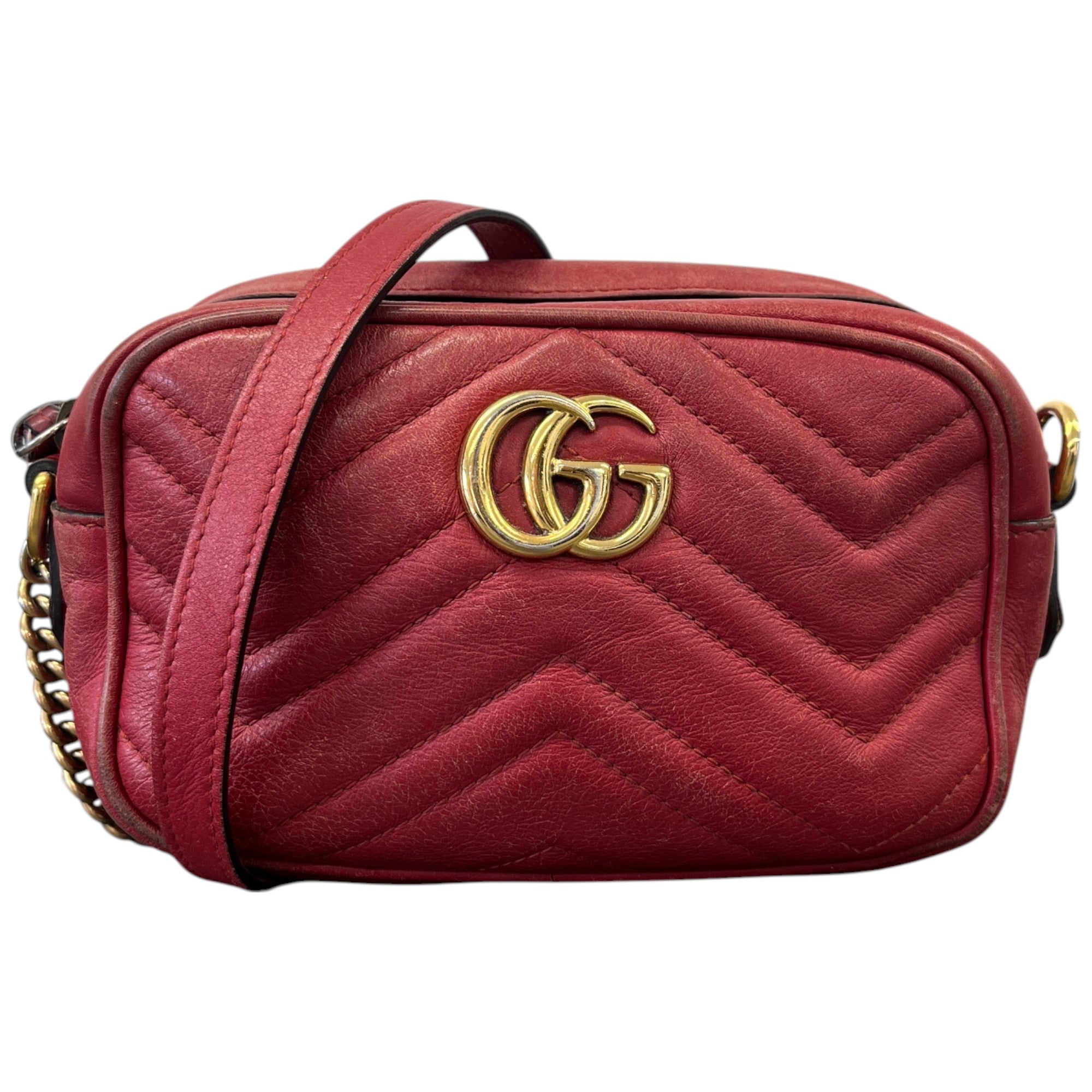 Women&rsquo;s Gg Marmont Mini Bag Rouge