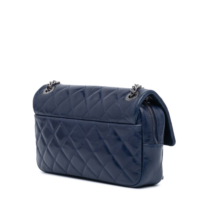 Chanel Crossbody blue bag – front view