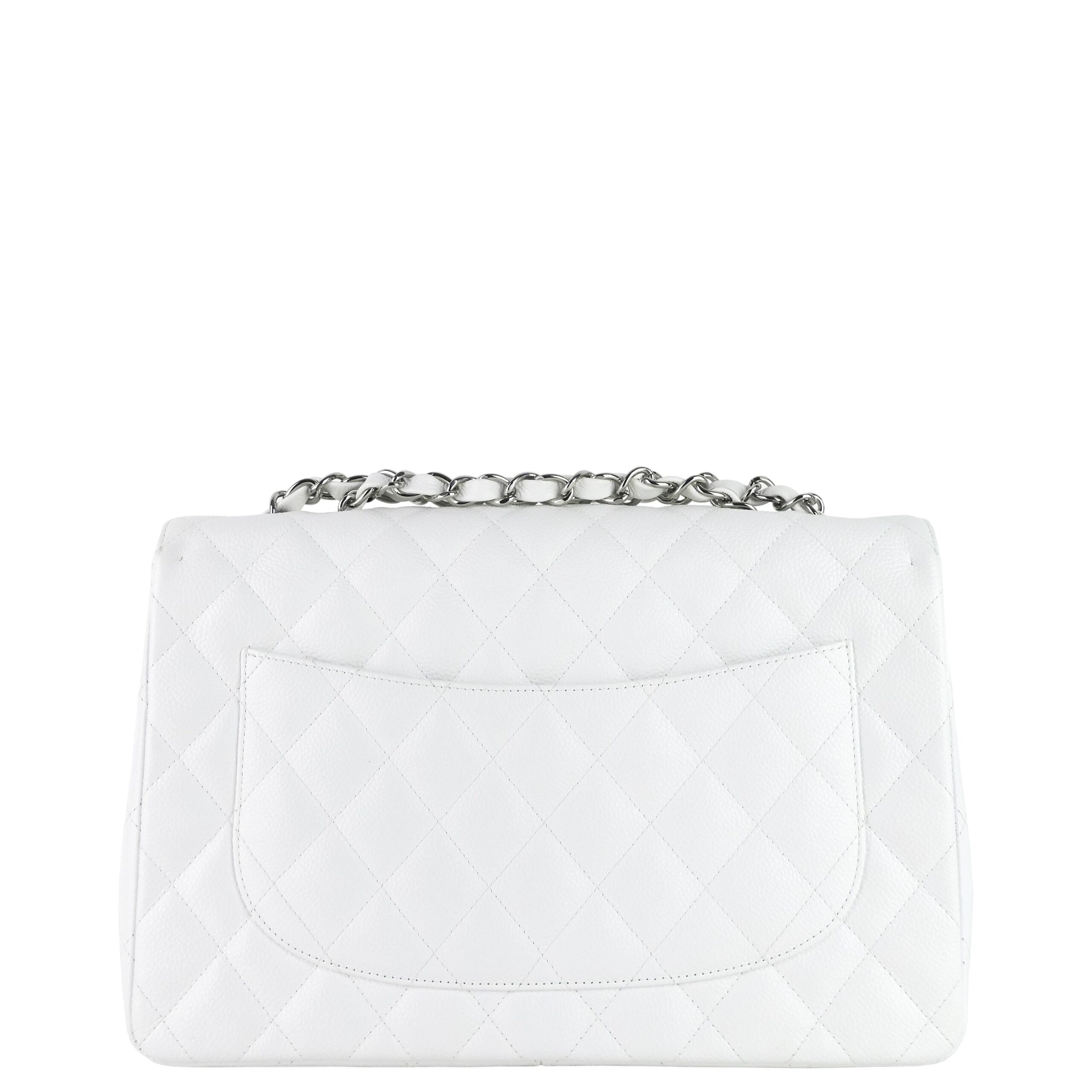 Classic Single Flap Grand Caviar Cuir Bag