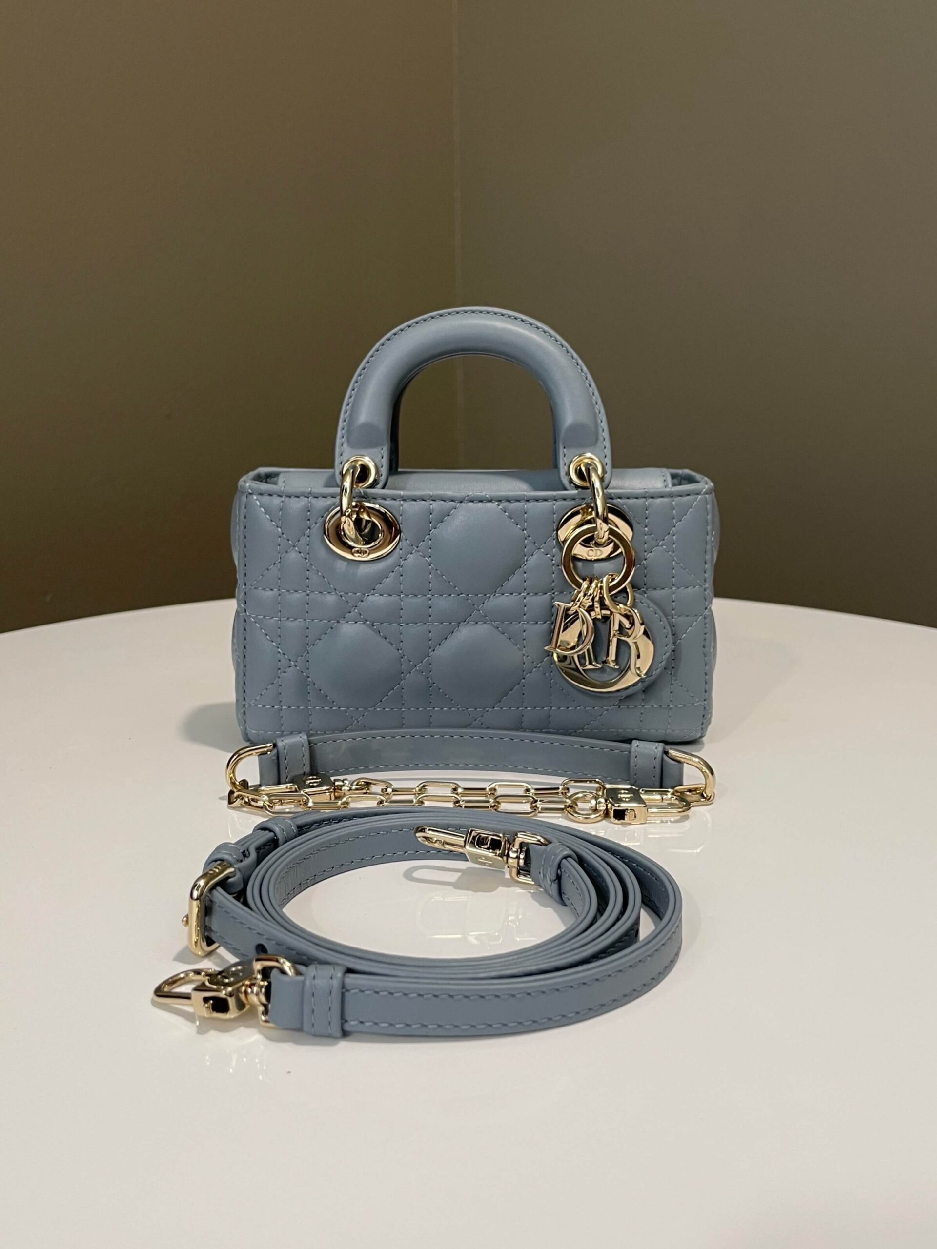 Sac Micro Lady D-Joy Dior Bleu Nuage