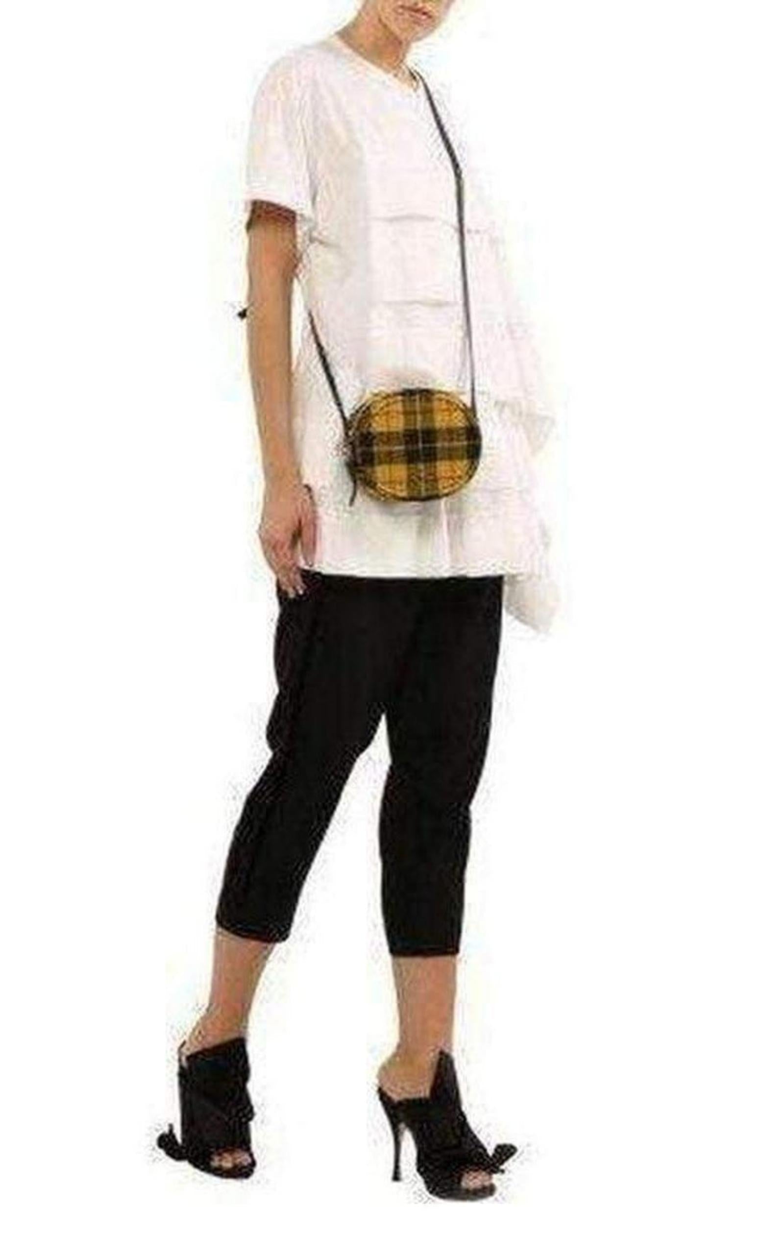Round Checked Tartan Crossbody Bag - Image du produit 2