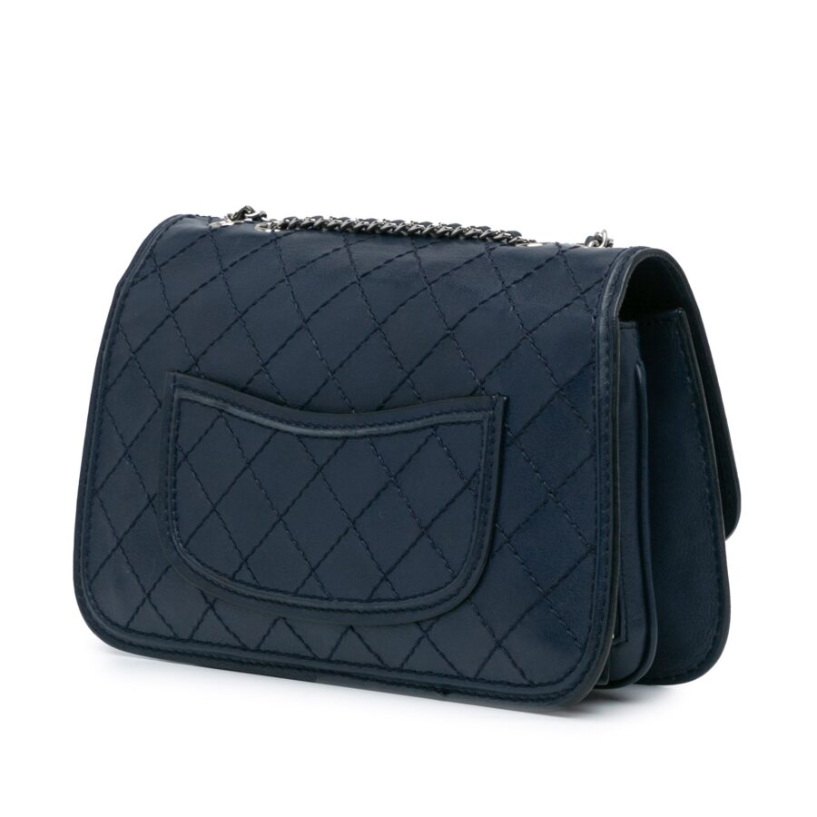 Chanel Crossbody blue bag – front view