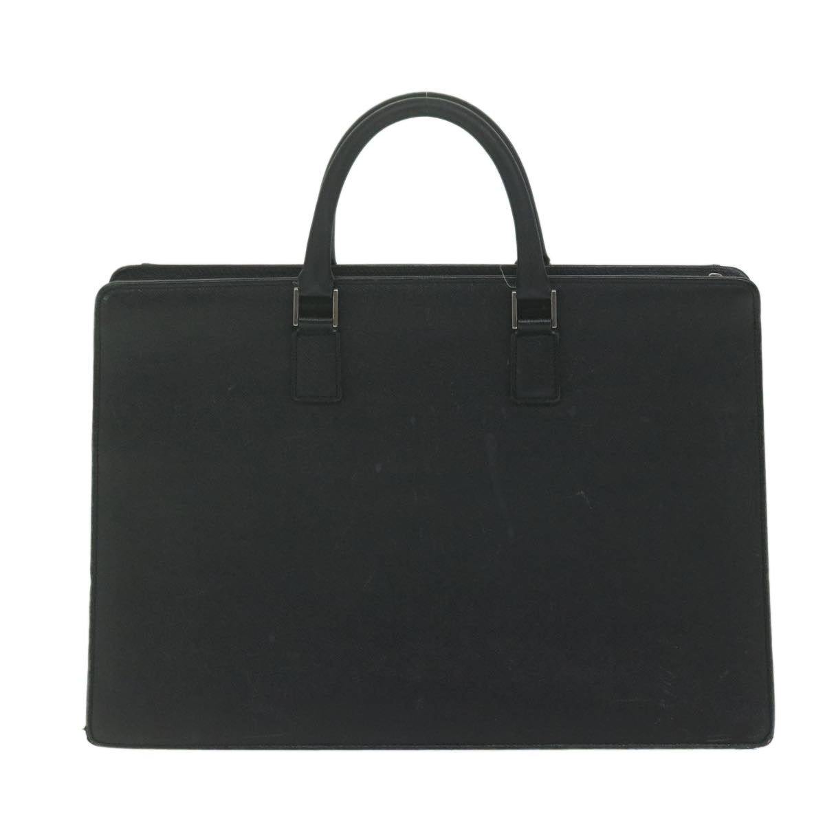 BURBERRY Briefcase Leather Black Auth ep2580 - Image du produit 2